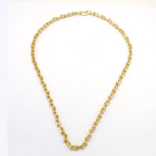 U Shaped Gold Chain Necklace