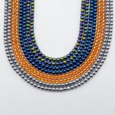 2mm Multi Color Mini Round Glass Beads