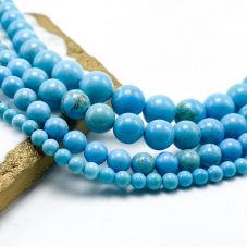 4/6/8/10mm Turquoise Round Beads