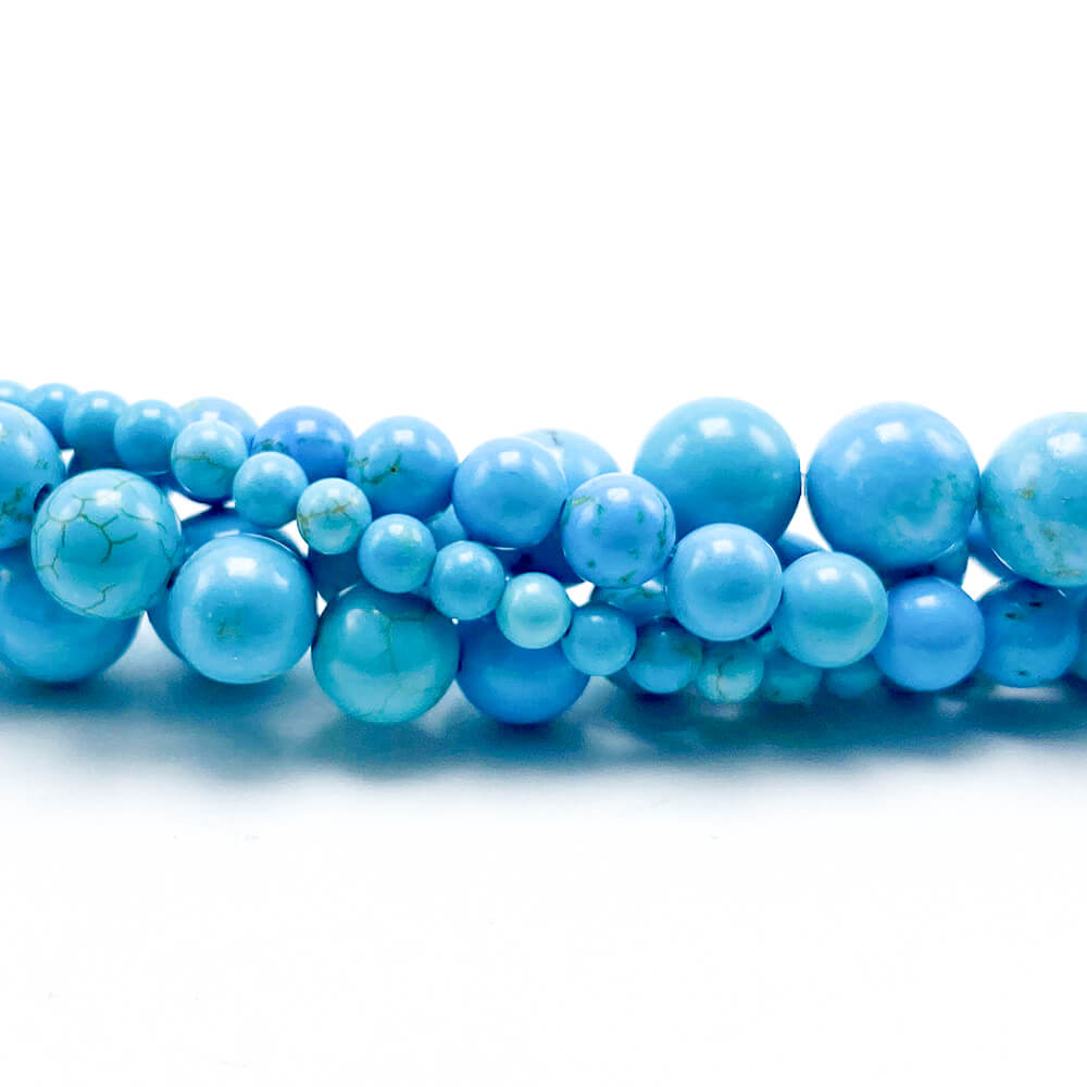 4/6/8/10mm Turquoise Round Beads