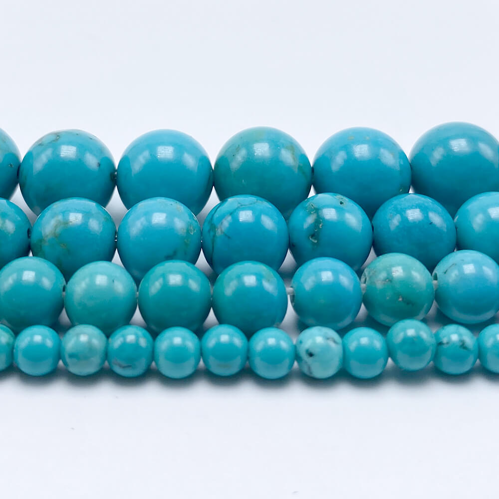 4/6/8/10mm Turquoise Round Beads