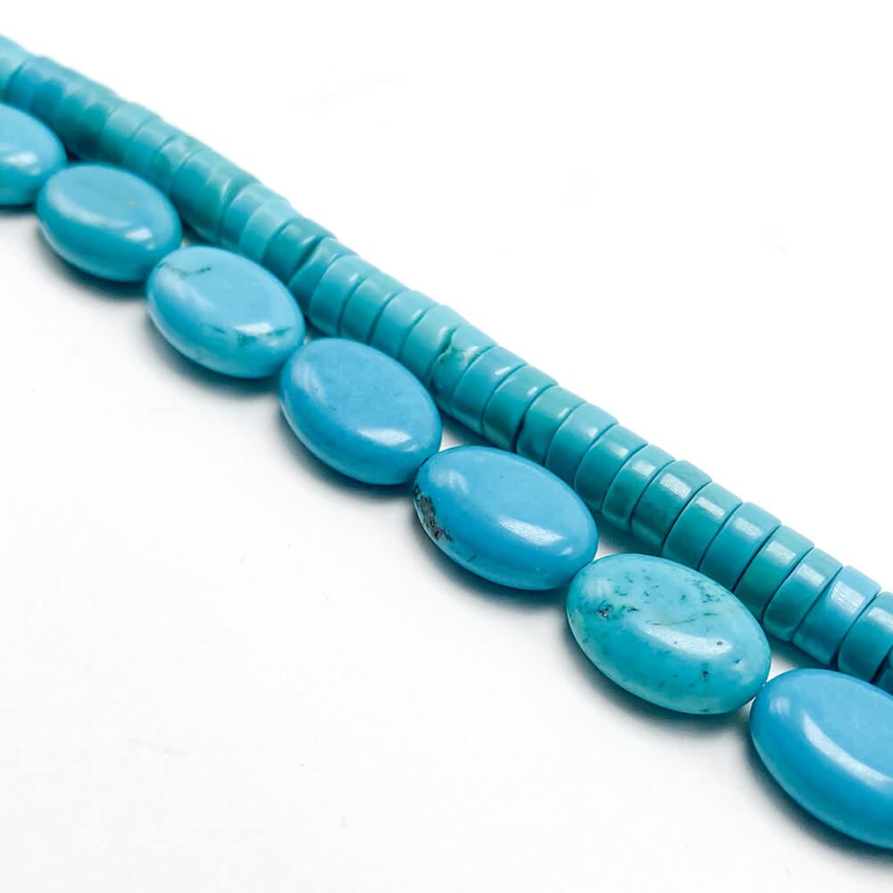 10*14mmTurquoise Oval Beads