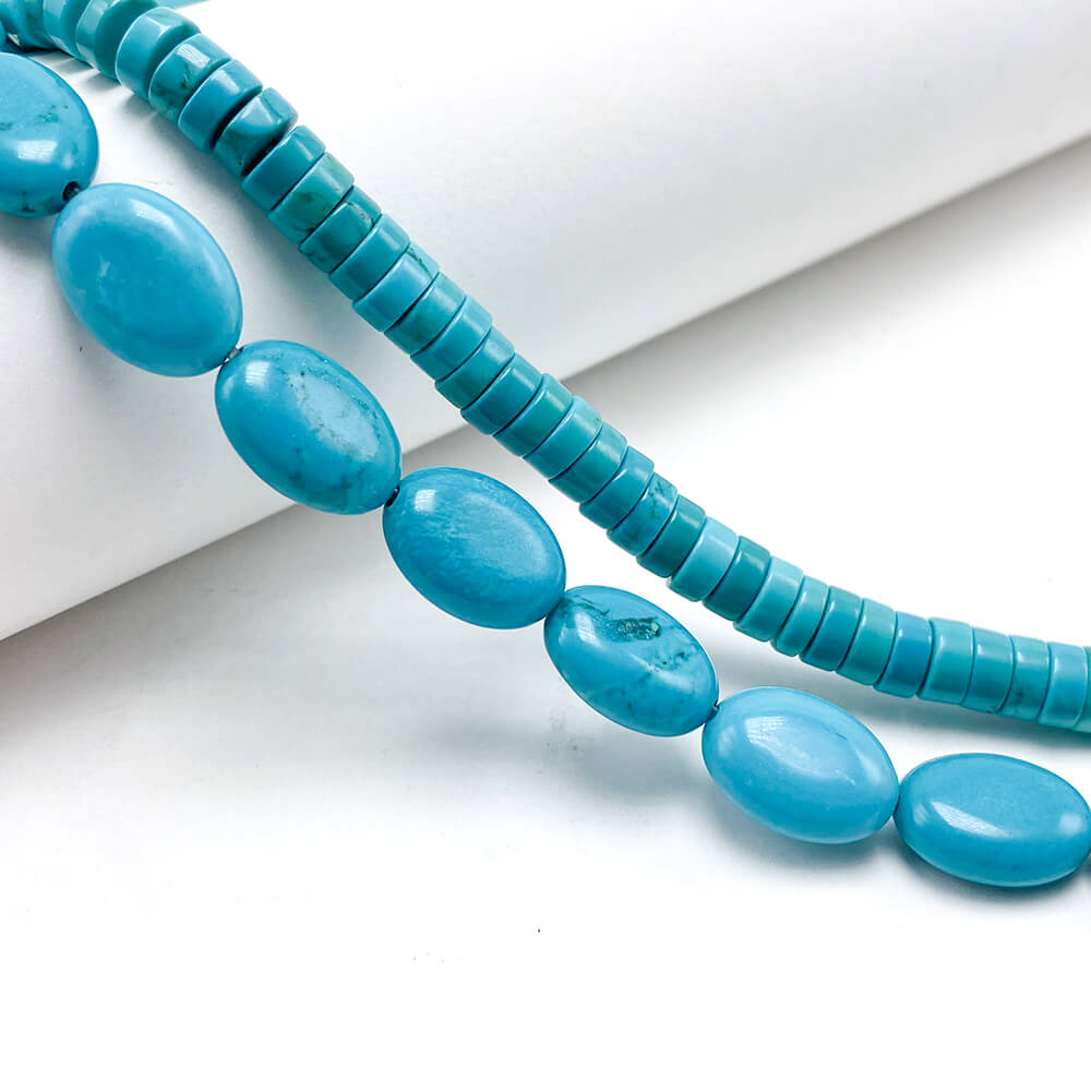 10*14mmTurquoise Oval Beads