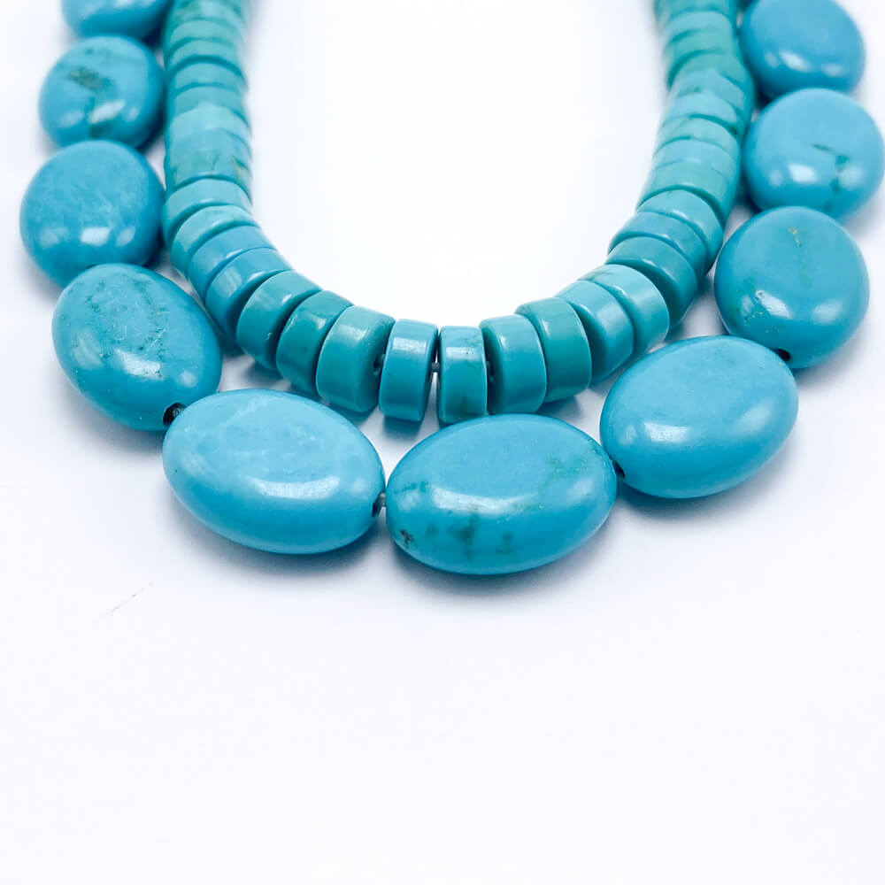 10*14mmTurquoise Oval Beads