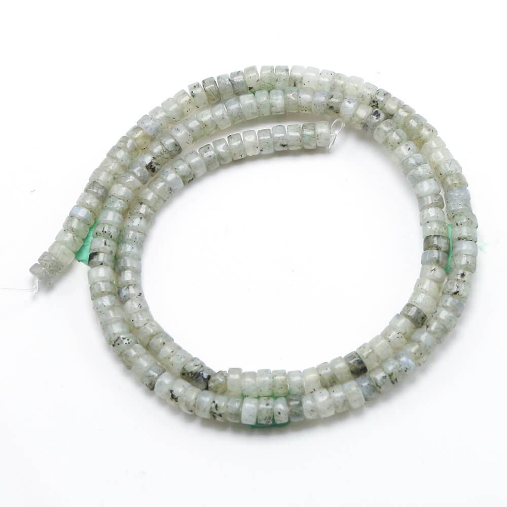 Natural Gemstone Heishi Beads Wheel Shape