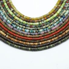 Gemstone Heishi Beads