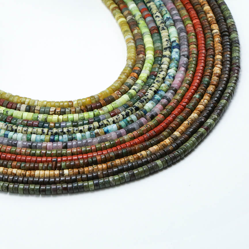 Gemstone Heishi Beads