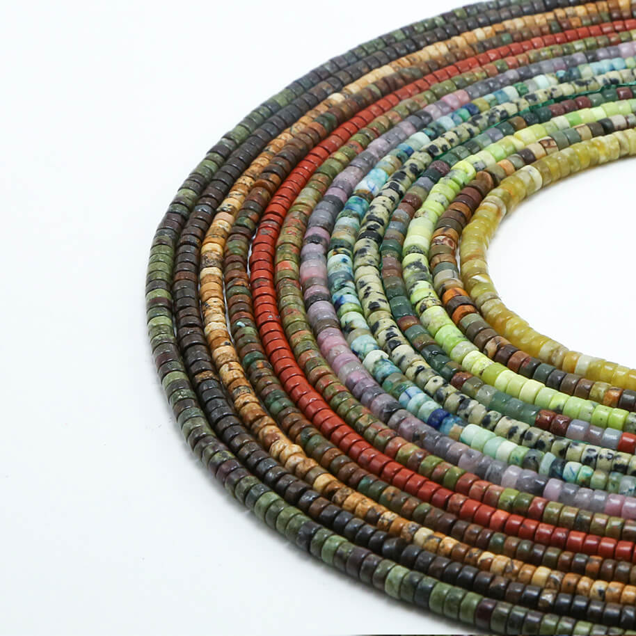 Gemstone Heishi Beads