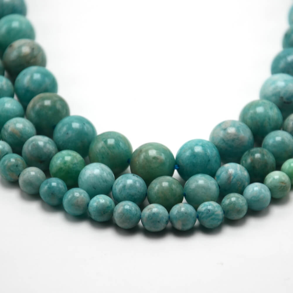 Grade A Amazonite Round Beads