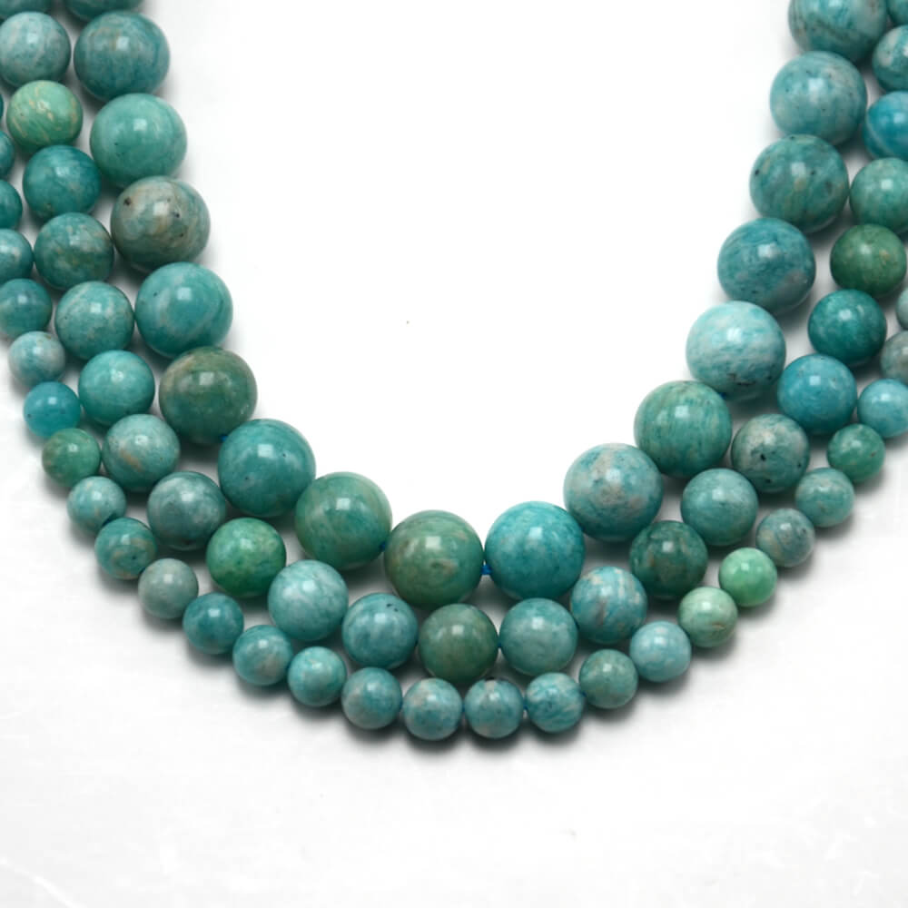 Grade A Amazonite Round Beads