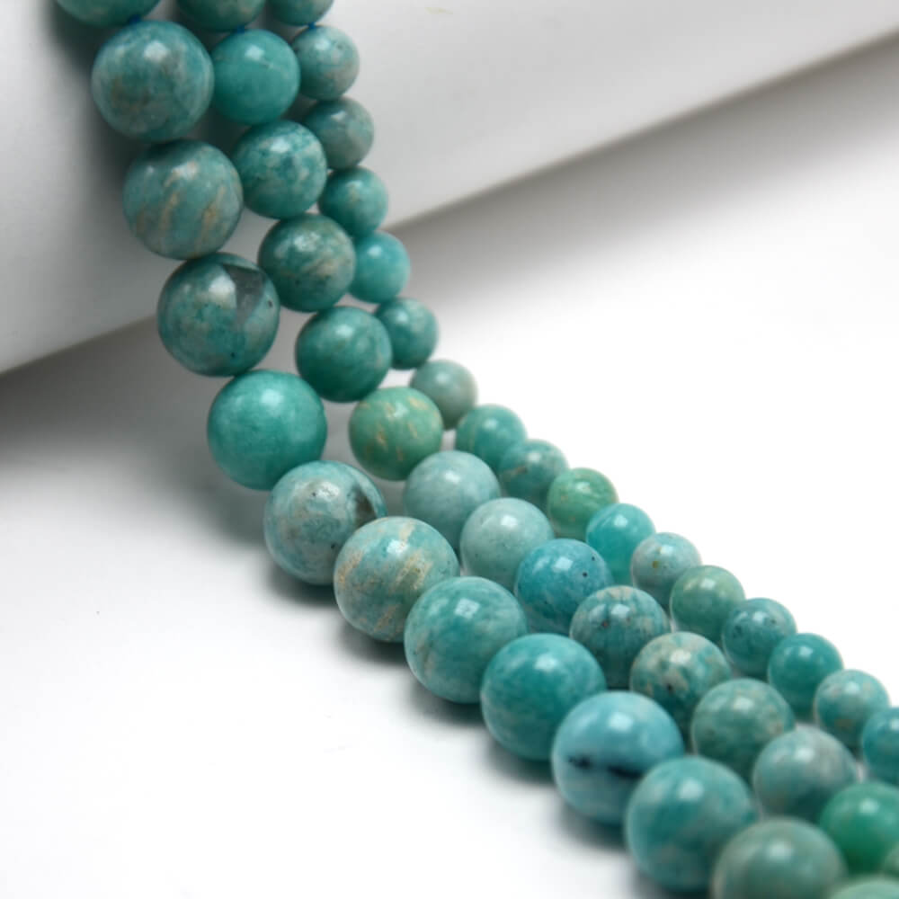 Grade A Amazonite Round Beads