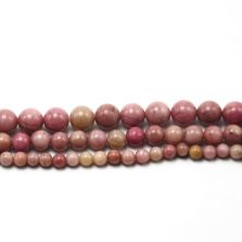 2023 wholesale natural stone Red Serpenggiante Round Beads