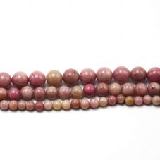 2023 wholesale natural stone Red Serpenggiante Round Beads