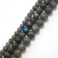 2023 natural stone wholesale Grade A Matte Labradorite Round Beads
