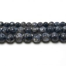 2023 wholesale Black Labradorite Faceted Round Beads made in china