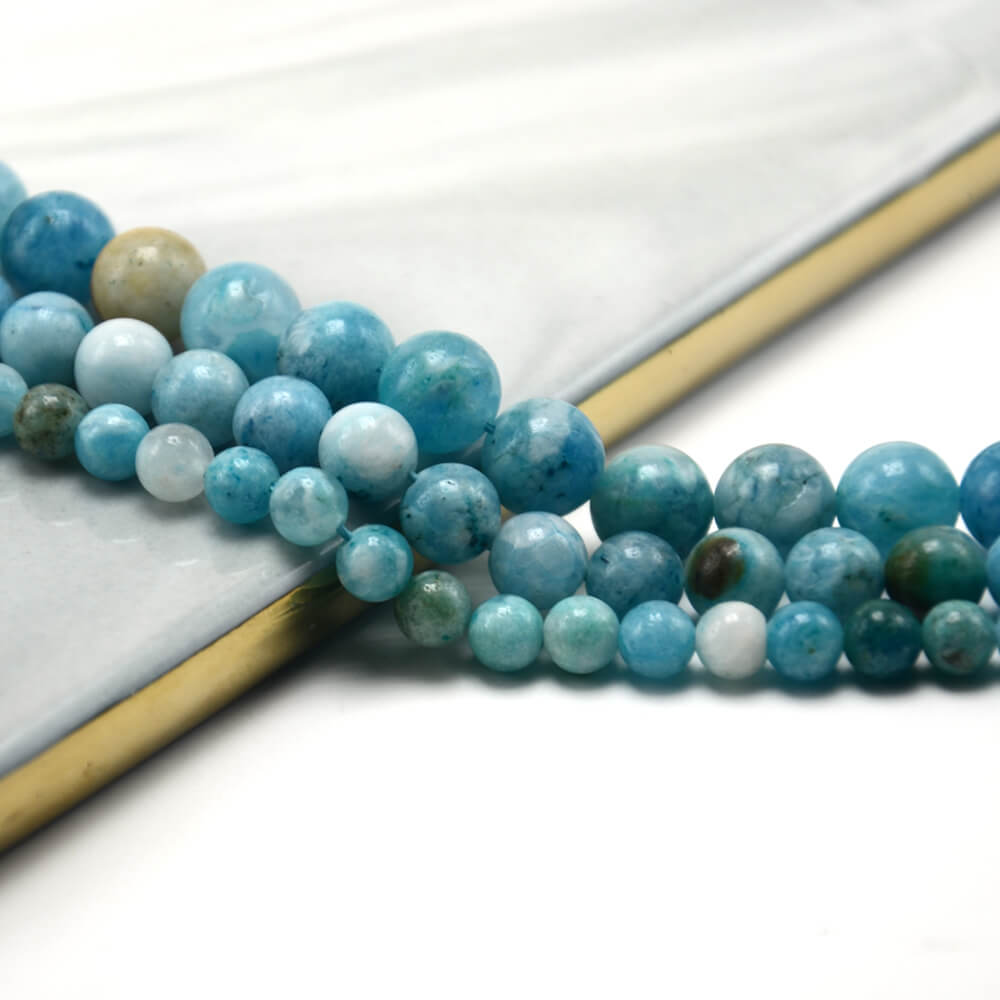 Hemimorphite Round Beads