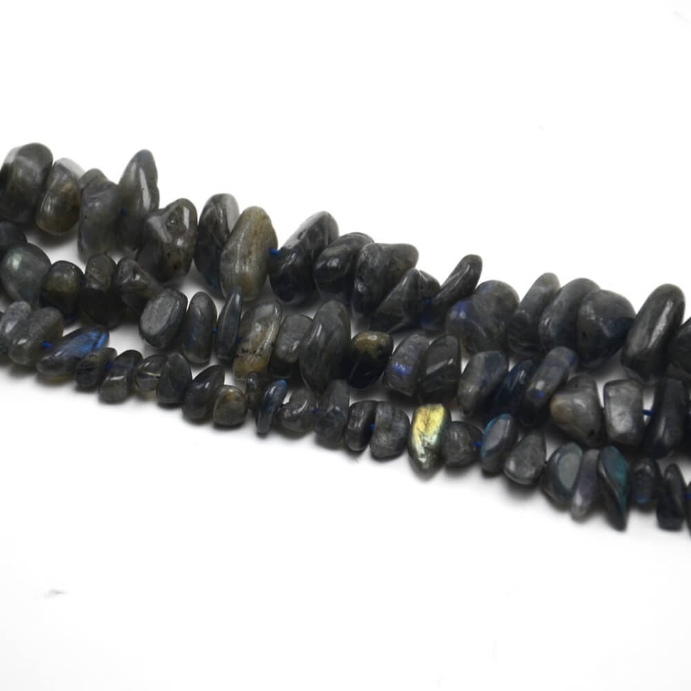 Labradorite Tooth Beads Beads