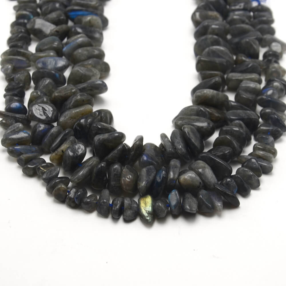 Labradorite Tooth Beads Beads