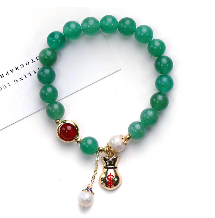 Hot Sale Natural Green Aventurine Gemstone Jewelry Handmade Custom Bracelet for Women