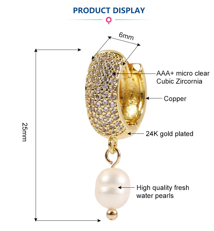 Natural Freshwater Baroque Pearl Earrings 2021 Dangle Simple Fashion Gold Plated Earrings Jewelry for Women