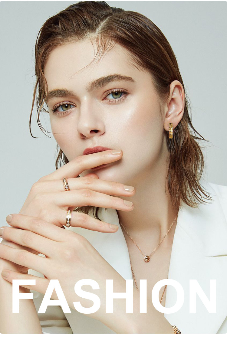 2021 Hot Sale 14K Gold Plated Zircon Hoop Earrings for Women Jewelry