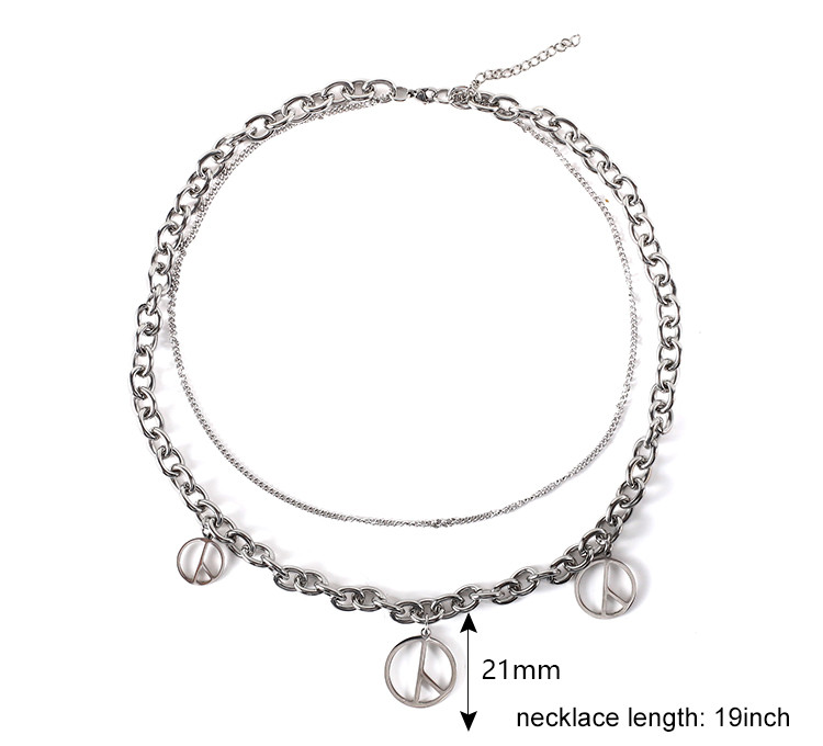 New Arrival 304 Stainless Steel Chain Charms Necklace