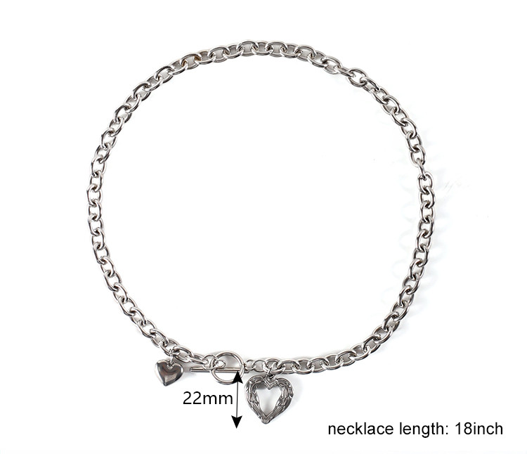 New Arrival 304 Stainless Steel Chain Charms Necklace