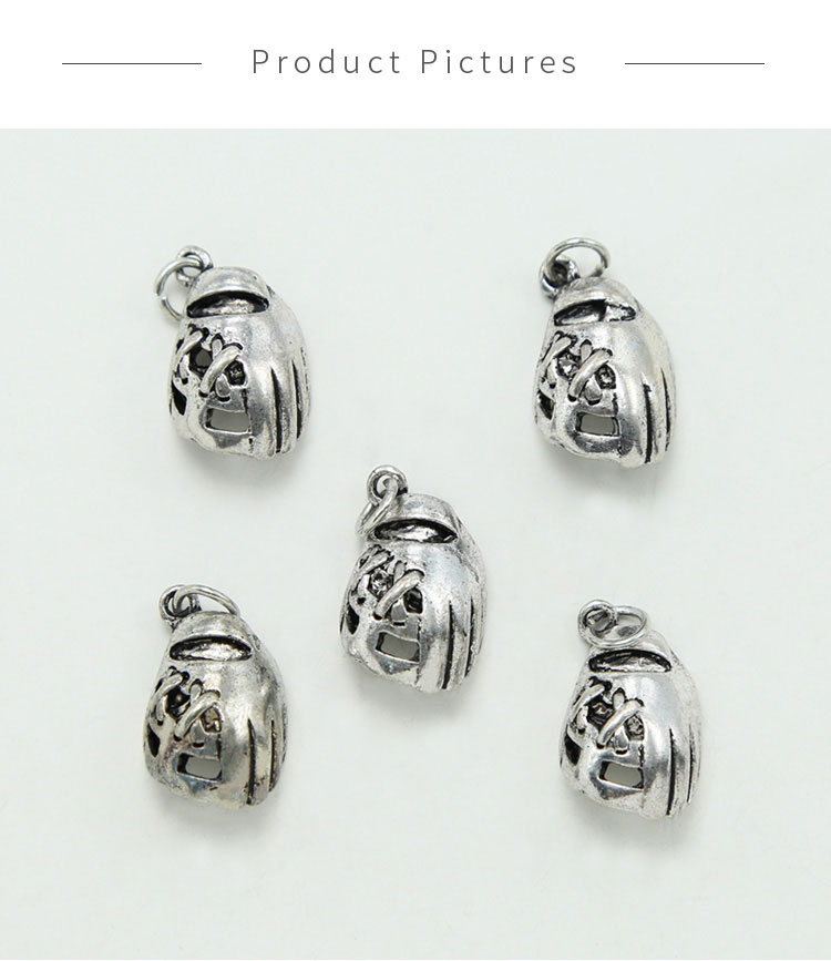 Alloy Baseball Charm