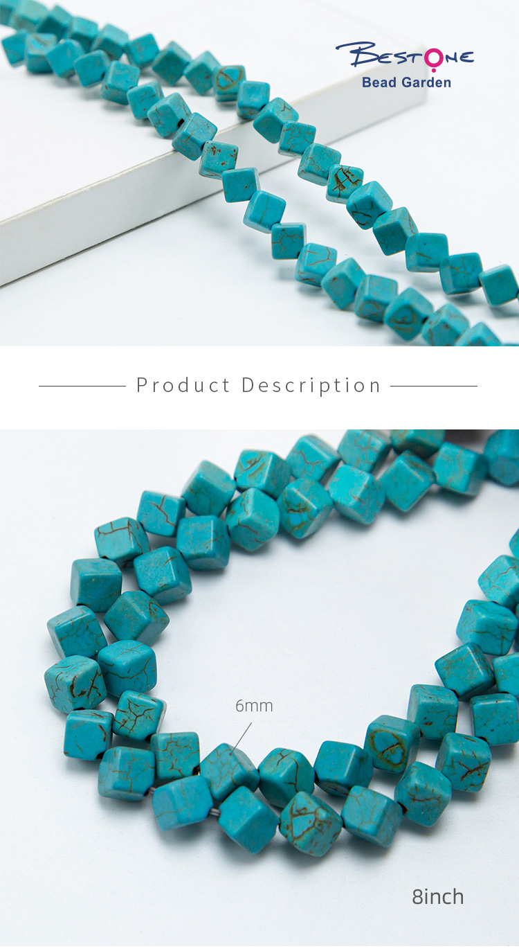 Dyed Howlite Beads