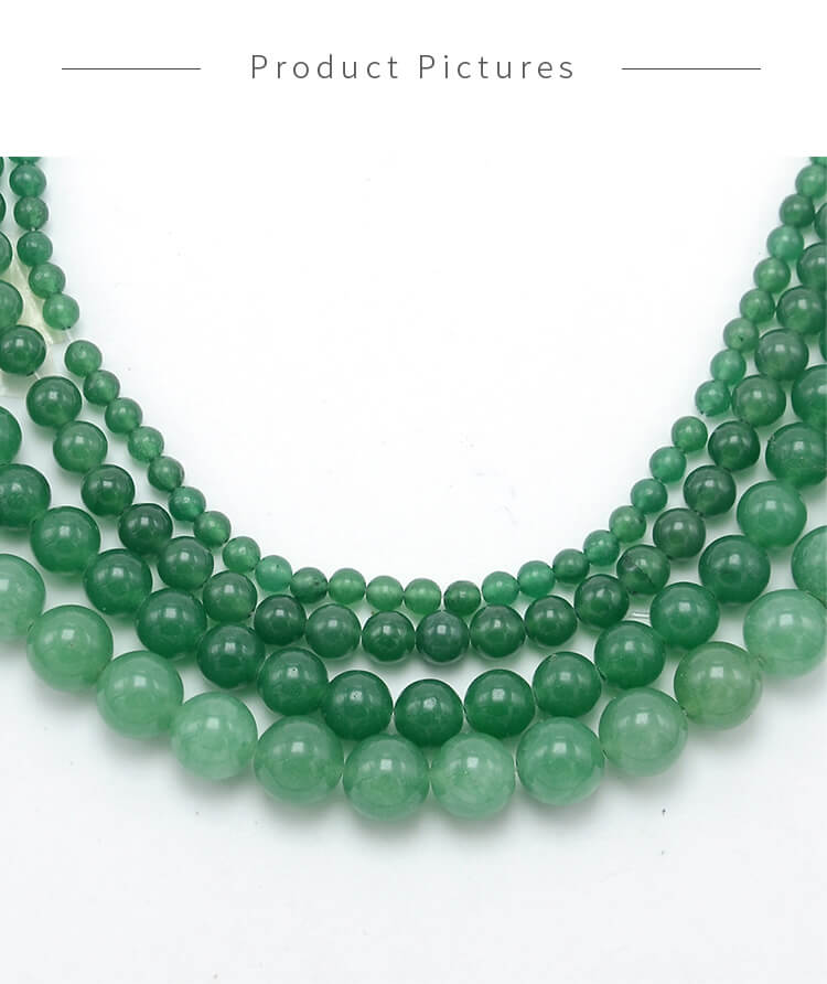 Jewelry Making Supplier 4mm 6mm 8mm 10mm Natural Green Aventurine Round Beads for DIY Jewelry Making