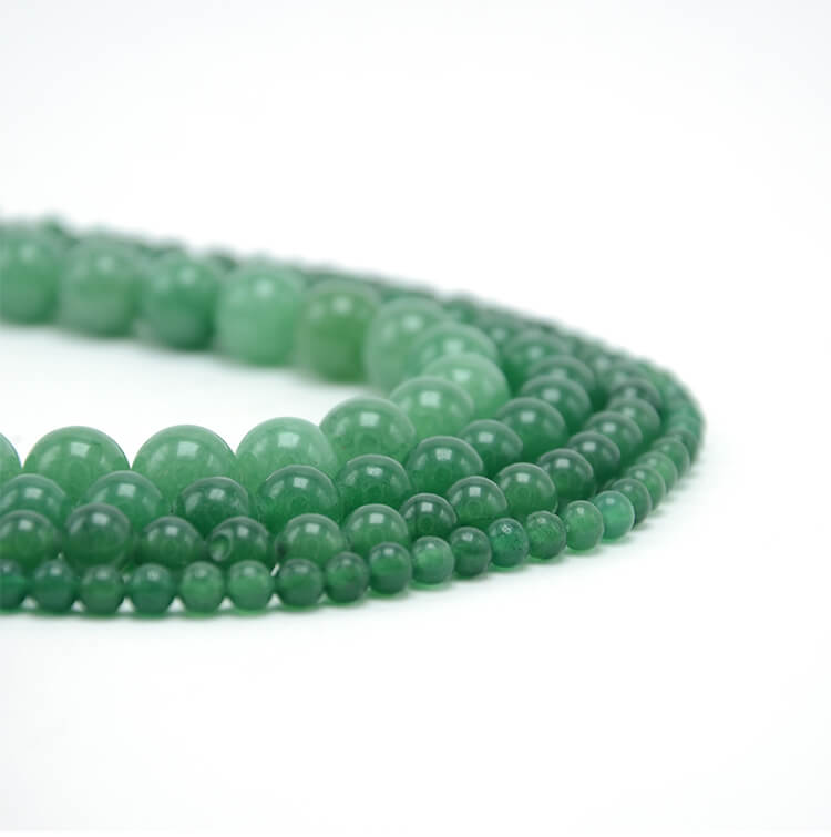 Jewelry Making Supplier 4mm 6mm 8mm 10mm Natural Green Aventurine Round Beads for DIY Jewelry Making