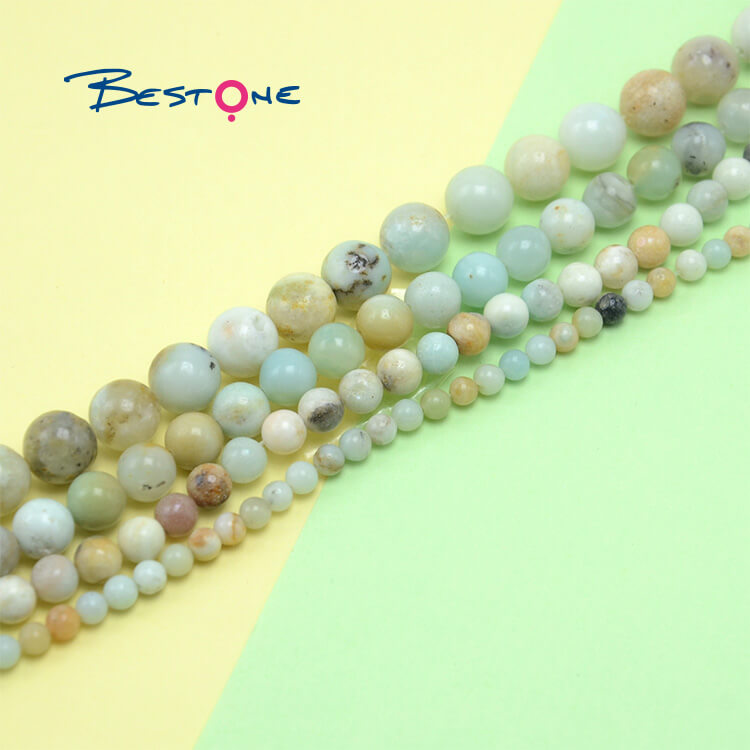 High Quality 4mm 6mm 8mm 10mm Amazonite Round Jewelry Beads for DIY Jewelry Making
