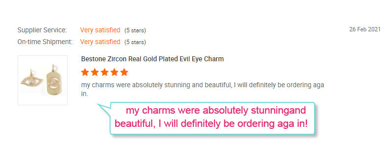 Name: Yolanda | Country: United Kingdom | Product: Evil Eye Charms