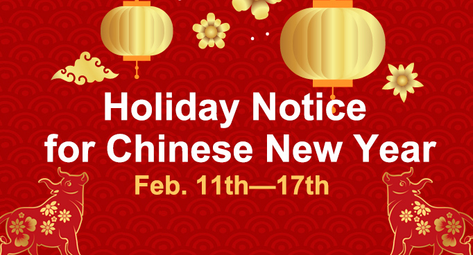 Chinese New Year 2021 Notice