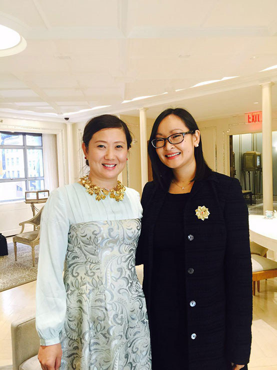 "Helpful Beauty Shining in the US" Mrs. Guo (Linda) invite you to breakfast in Tiffany