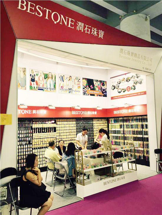 Bestone Team attend the 120 Canton Fair, with new fashion jewelry show-up