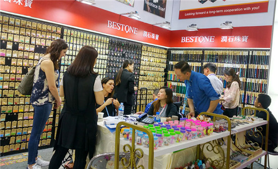 Bestone Team attend the 120 Canton Fair, with new fashion jewelry show-up