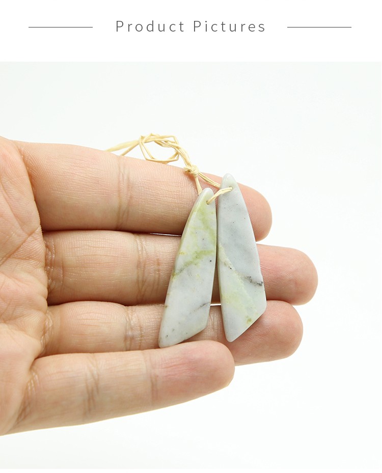 High Quality Snakeskin Jasper Gem Pendant for DIY Jewelry Gemstone Necklace Making