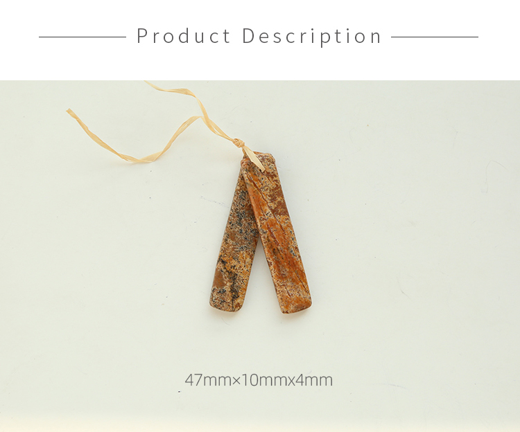 Orpiment Gem Pendant for DIY Jewelry Gemstone Necklace Making