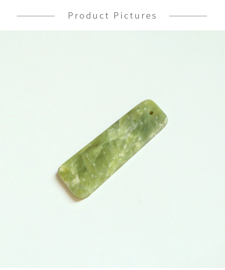 Hot Sell Peridot Gem Pendant Trapezoid for DIY Jewelry Gemstone Necklace Making