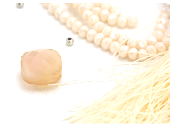 Tassel Necklace DIY Jewelry Loose Beads KIT Glass Bead Necklace Rhinestone Beads