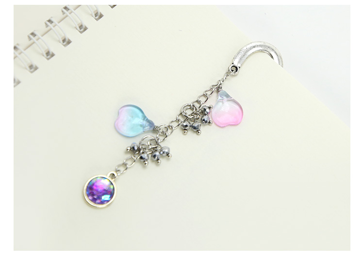 Mermaid Bookmark Vintage DIY Bookmark Designed with Alloy Charm and Glass Beads
