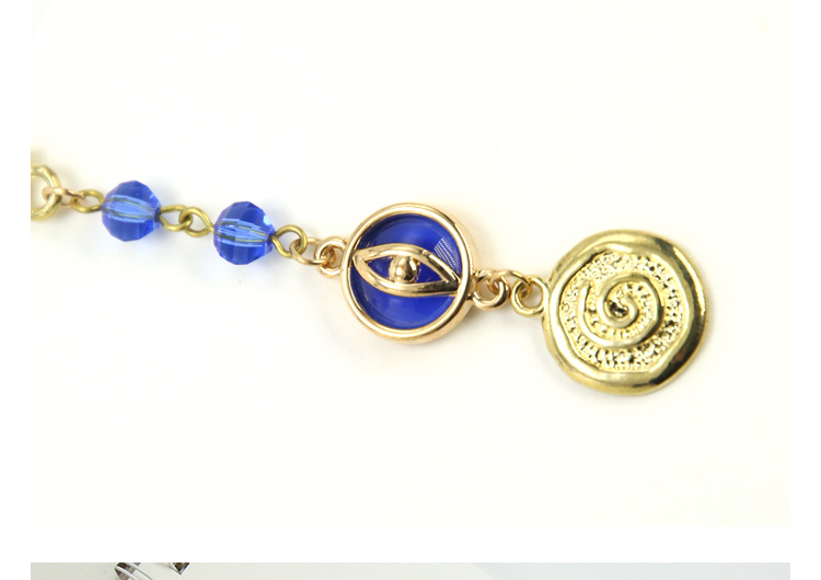 Zinc Alloy Handcrafted Bookmark with Alloy Charm and Glass Beads