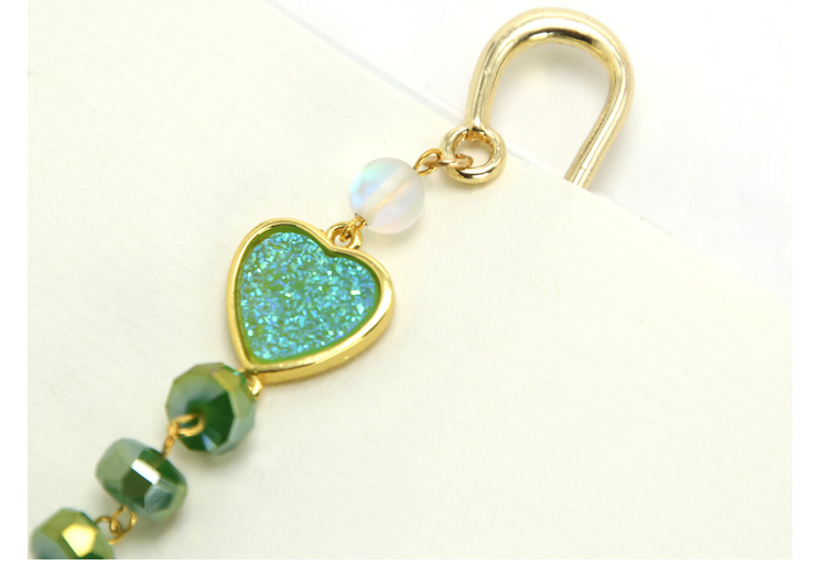 Leaf Bookmark Vintage Alloy with Gold Plating and DIY Jewelry Making Glass Beads