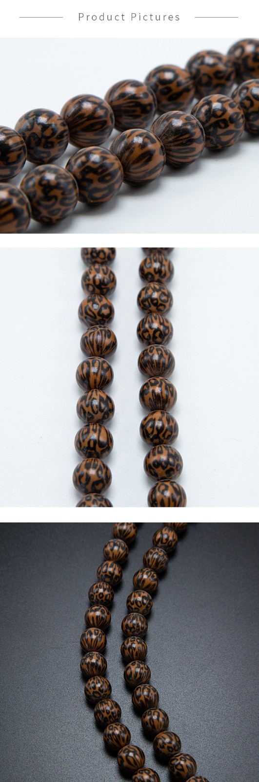 12mm Acrylic Round Beads Leopard Beads