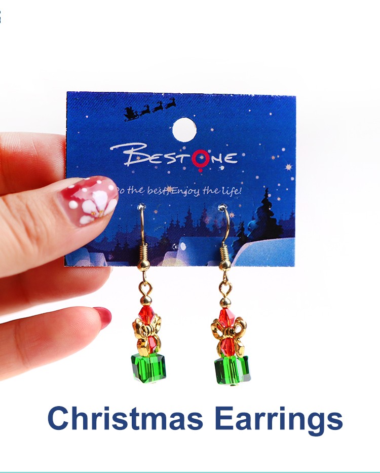 Christmas Acrylic jingle bell Earrings