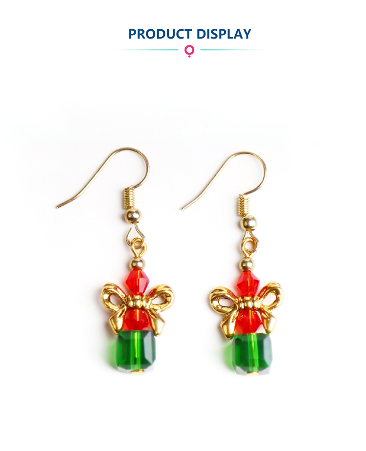 Christmas Acrylic jingle bell Earrings