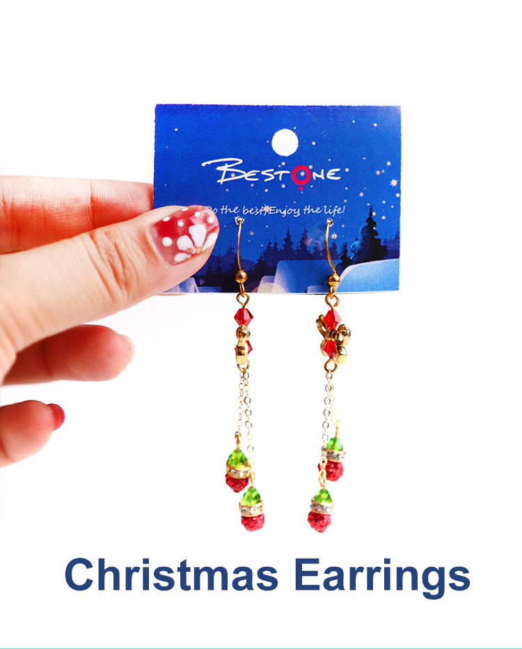 Christmas Acrylic bow Earrings