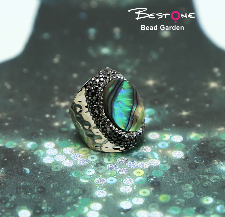 Abalone Shell Ring