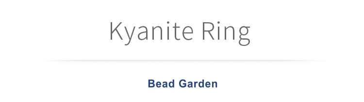 Handmade Kyanite Ring